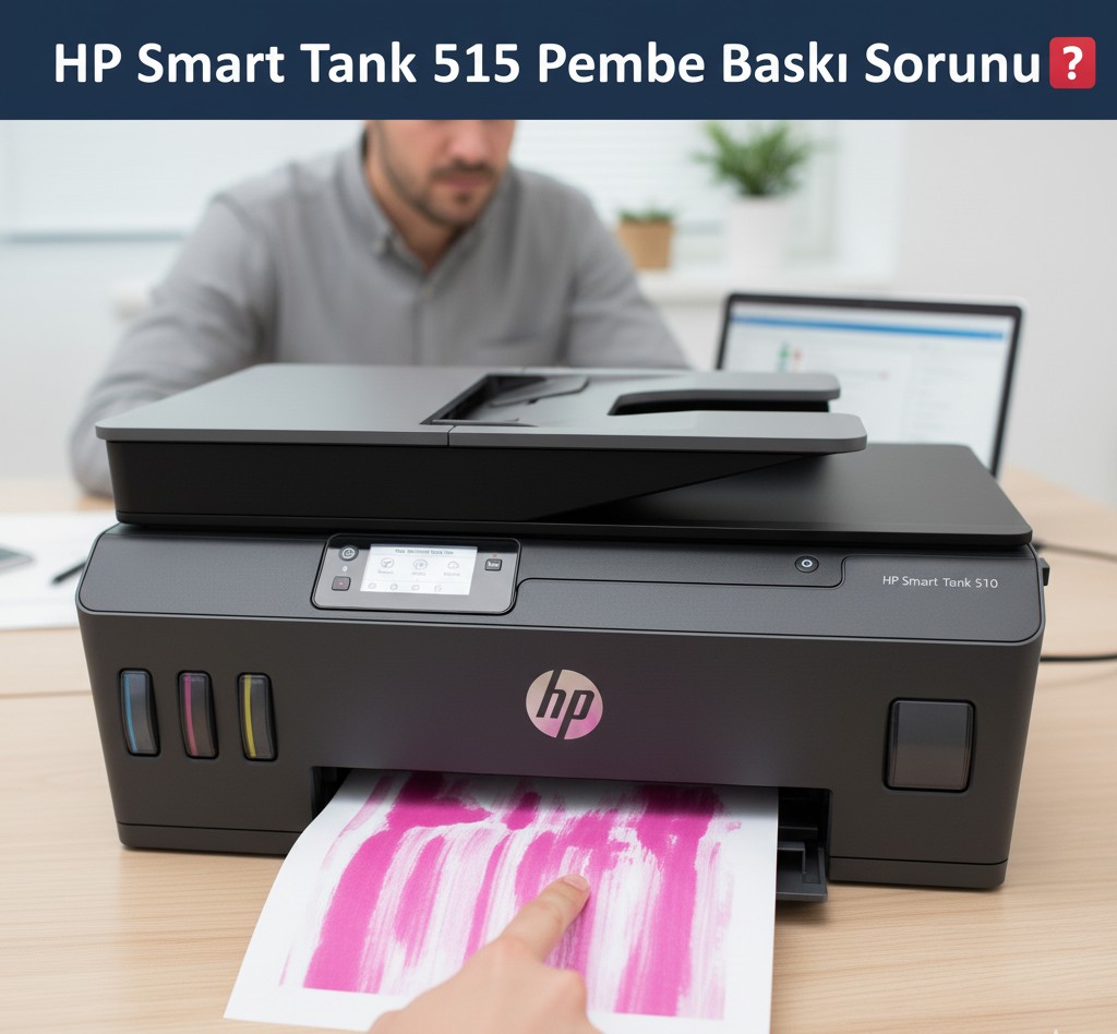 Hp Smart Tank 515 Pembe Baskı Sorunu: Nedenleri ve Adım Adım Çözümü