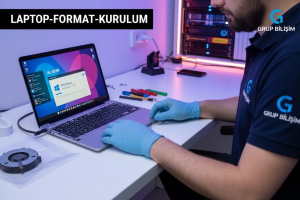 Laptop format kurulum sürücü ve sistem kurulum kontrolleri