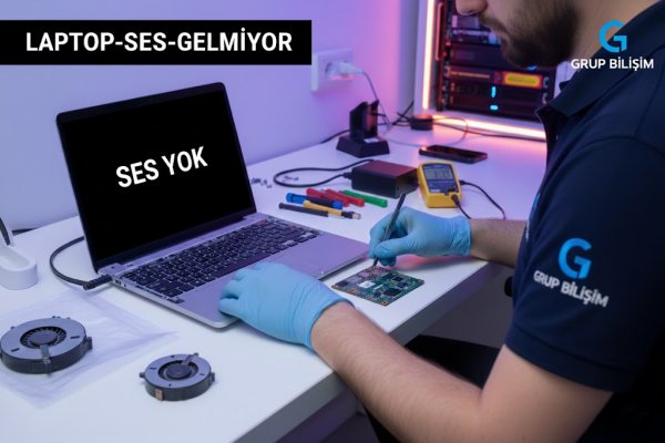 Laptop ses gelmiyor arızasında hoparlör ve ses çıkışı kontrolleri
